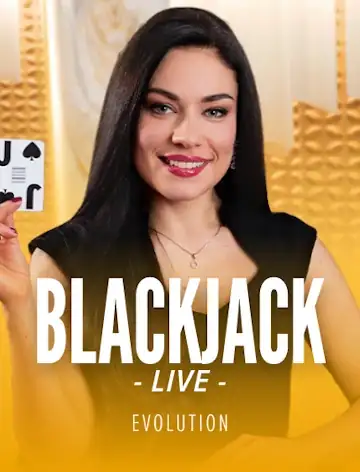 Live Blackjack slot artwork from Evolution, RTP 99.3%
